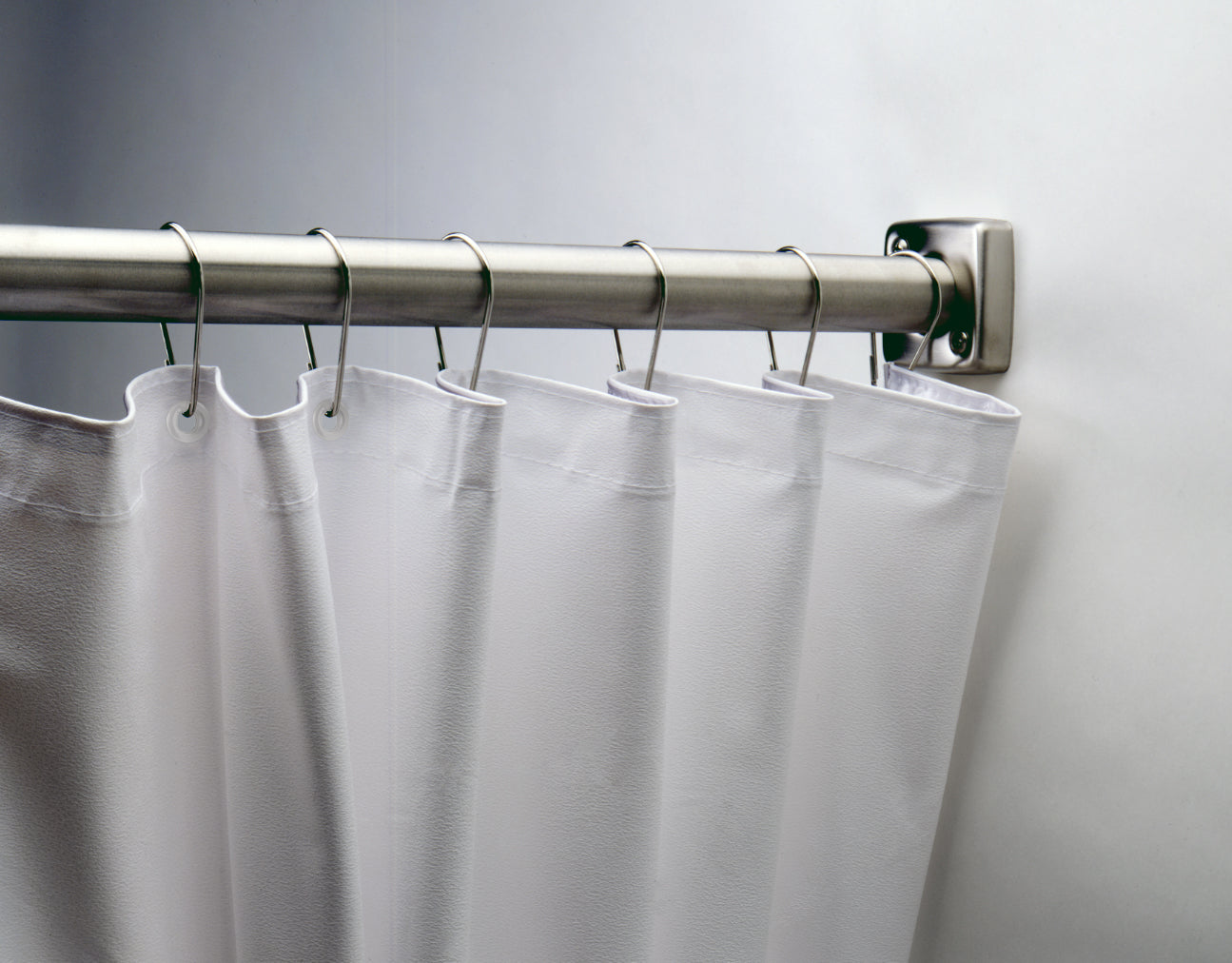 Bobrick B-204-1 Shower Curtain Hook (1) for 1 to 1-1/4" dia. Curtain Rods — product view
