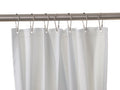 Bobrick B-204-3 Shower Curtain, 70" W x 72" H, White, Order 12 Hooks Separately — product view