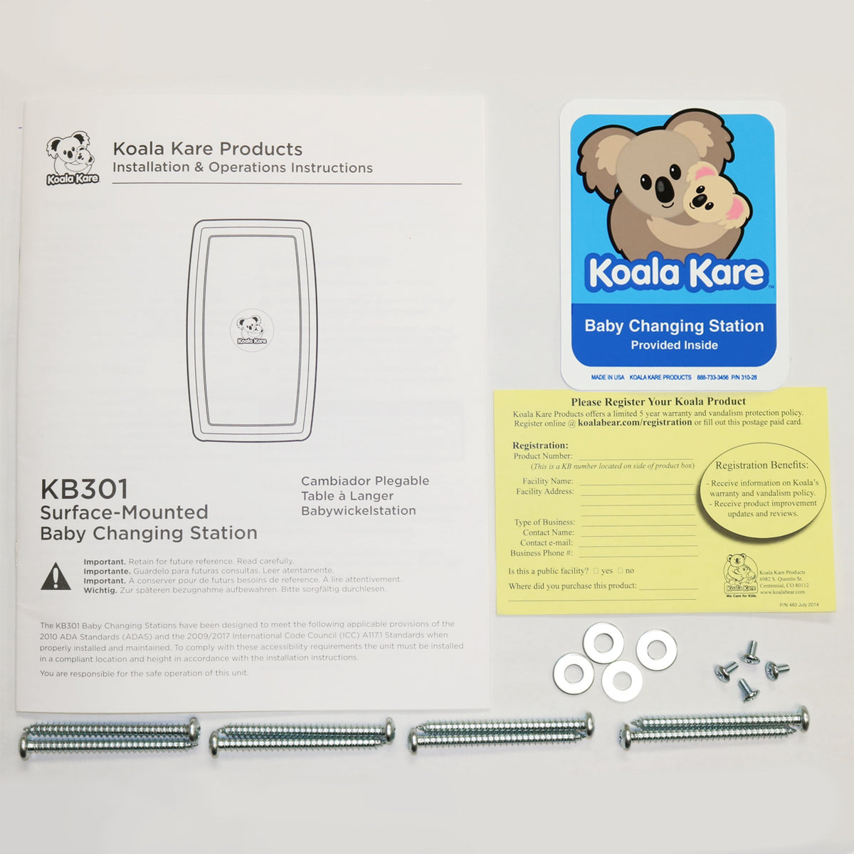 Koala 301-5-KIT exact manufacturer product image