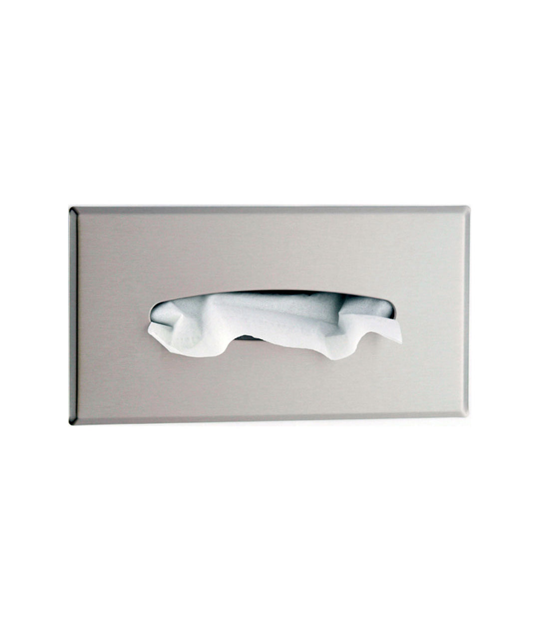 GAMCO 355 Recessed Facial Tissue Dispenser, Satin-Finish — product view