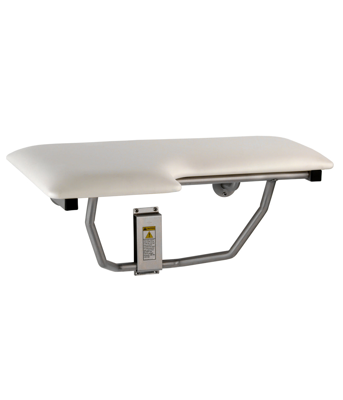 Bobrick B-517 Folding Shower Seat, Padded – Right Hand — product view