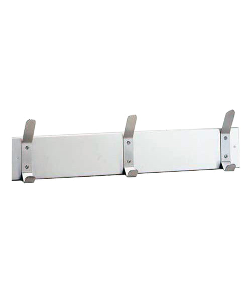 Bobrick B-232×24 Hat and Coat Hook Strip, 24 in. — product view