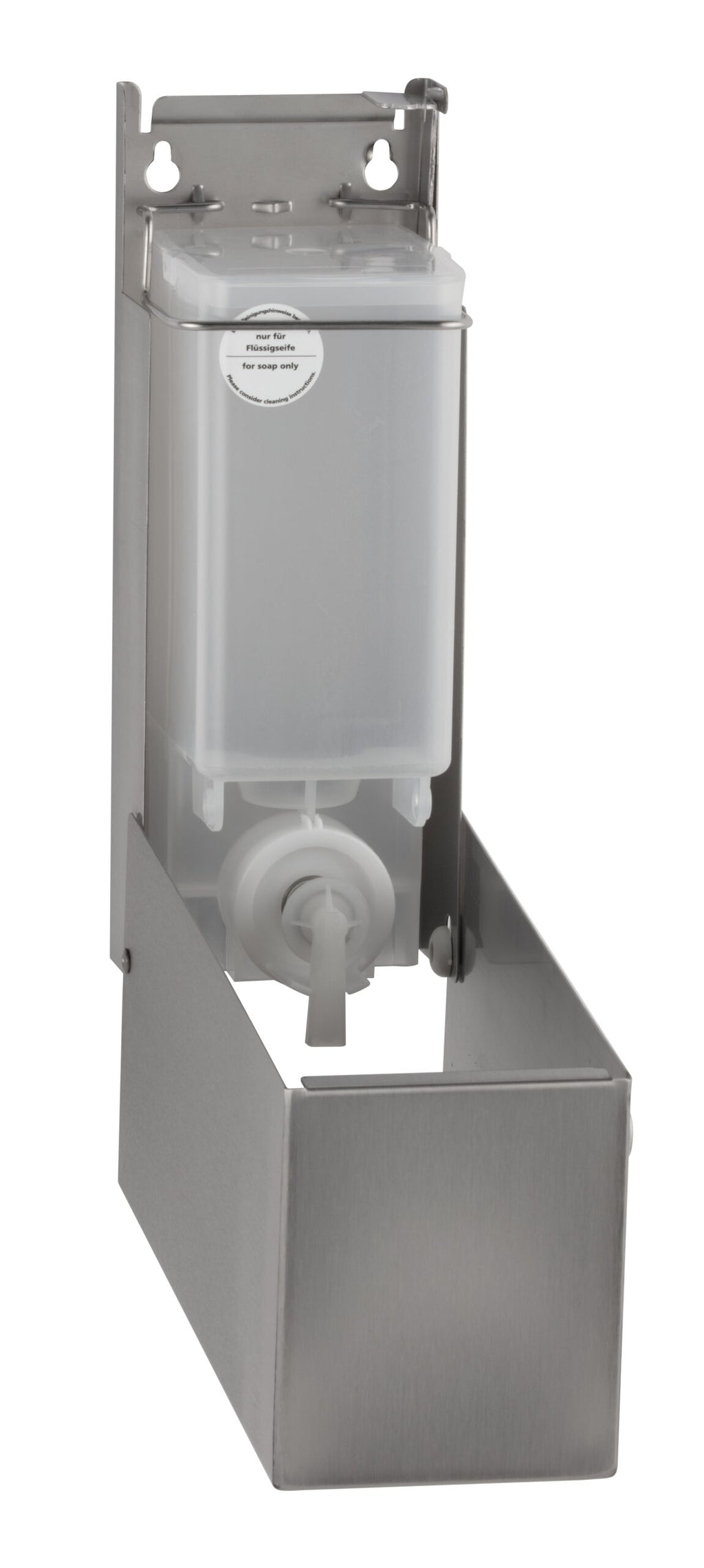 Bobrick B-26607 Surface-Mounted Liquid Soap Dispenser, 17-fl. oz. — alternate view 2