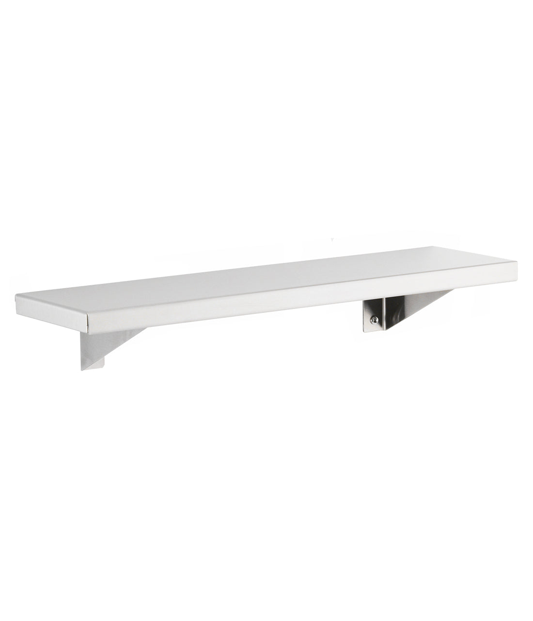 Bobrick B-295x18 Stainless Steel Shelf – 5" Wide x 18" Long — product view
