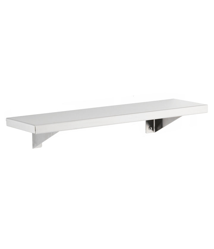 Bobrick B-298×24 Stainless-Steel Shelf, 8 × 24 in. — product view