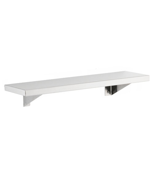 Bobrick B-296x18 Stainless Steel Shelf – 6" Wide x 18" Long — product view