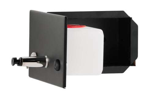 Bobrick B-306.MBLK Recessed Soap Dispenser, 45-fl. Oz, Matte Black — alternate view 2