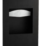 Bobrick B-36903.MBLK Paper Towel Dispenser and Waste Receptacle, Matte Black — alternate view 2