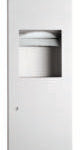 Bobrick B-3803 Recessed Paper Towel Dispenser and Waste Receptacle — view 2