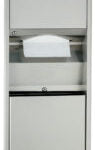 Bobrick B-3940 Recessed Convertible Paper Towel Dispenser/Waste Receptacle — alternate view 2