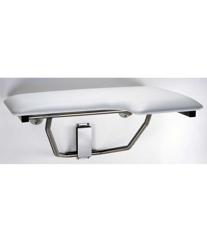 Bobrick B-518 Folding Shower Seat, Padded – Left Hand — product view