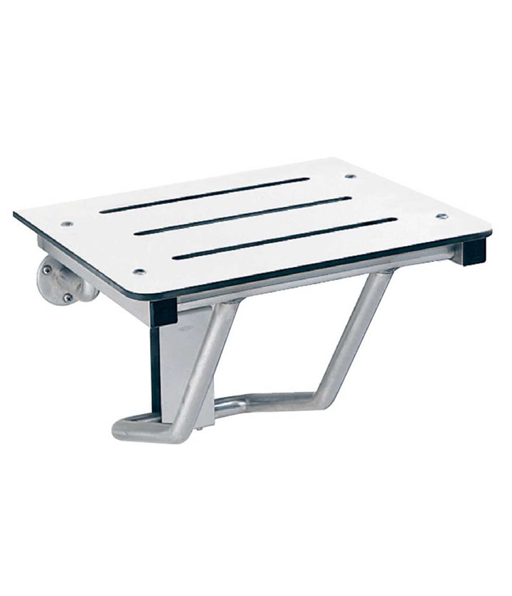Bobrick B-5191 Folding Shower/Dressing Area Seat, Solid Phenolic — product view