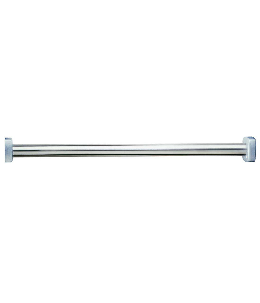 Bobrick B-6047x36 1-1/4" Dia., Shower Curtain Rod, 36" Length, Square End Flanges — product view