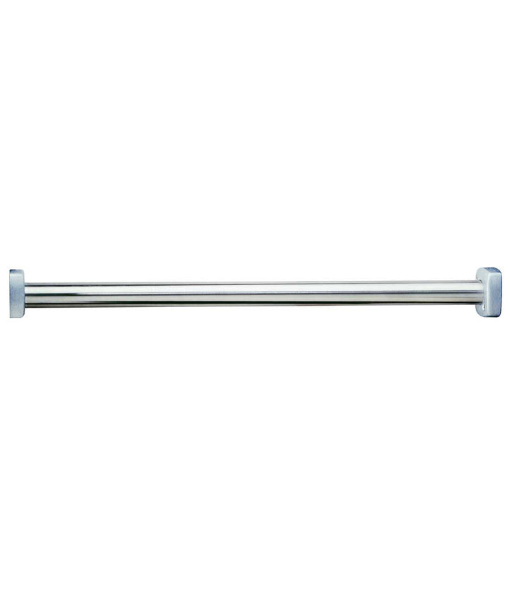 Bobrick B-6107x72 1" Dia., Shower Curtain Rod, 72" Length, Square End Flanges — product view