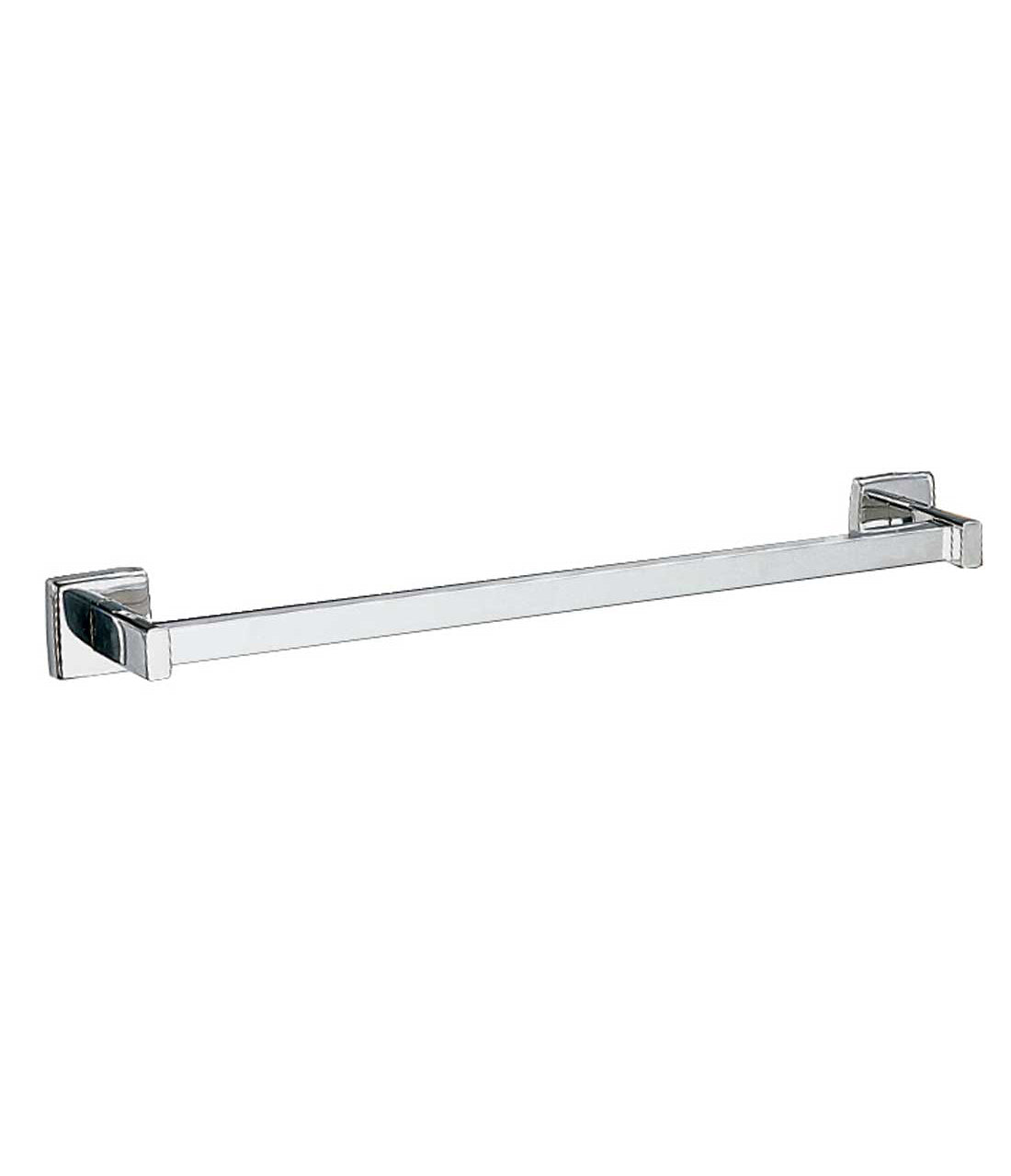 GAMCO 76737X18 Surface-Mounted 3/4" Square Towel Bar - Satin-Finish — product view