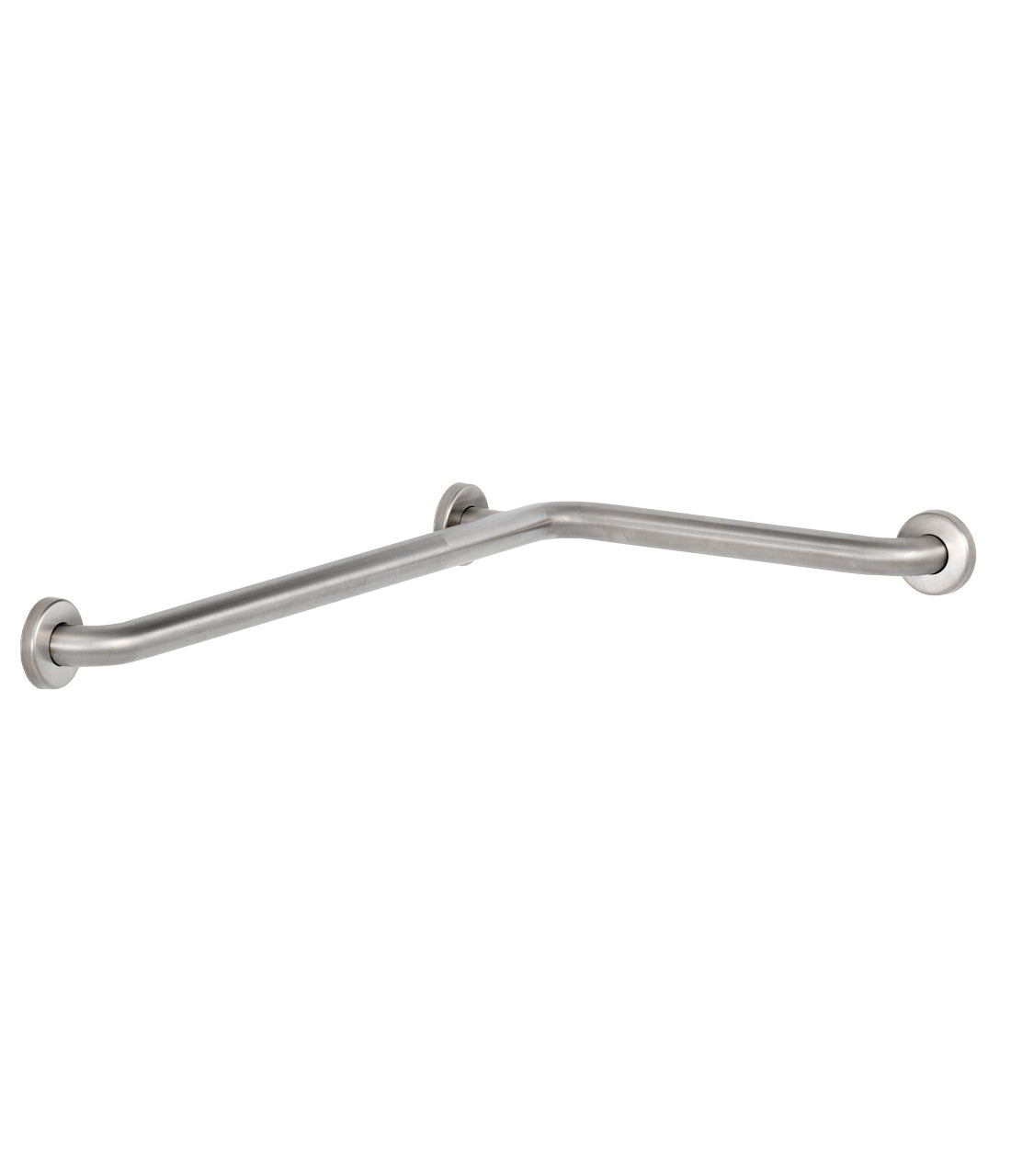 Bobrick B-6861.99 Two-Wall Shower Grab Bar – 15-7/8" x 30-7/8", Peened Grip — product view