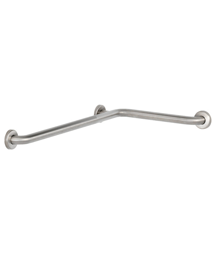 Bobrick B-6861.99 Two-Wall Shower Grab Bar – 15-7/8" x 30-7/8", Peened Grip — product view