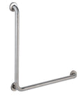 Bobrick B-6898.99 L-Shape, 90 Degree Grab Bar – 30" x 30", Peened Grip — product view