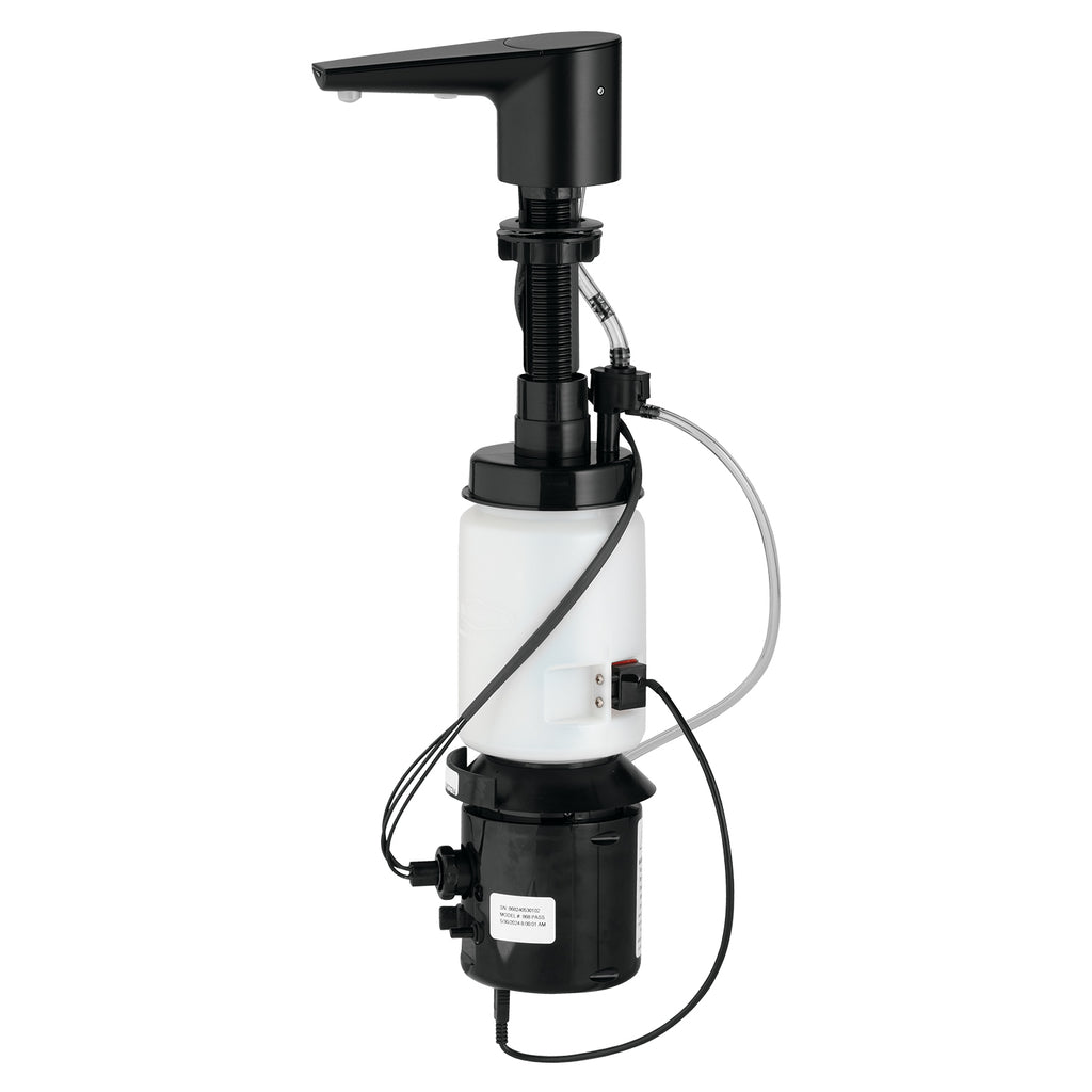 Bobrick B-862 NEW: Designer Series Automatic Top Fill Foam Soap Dispenser, Matte Black — alternate view 5