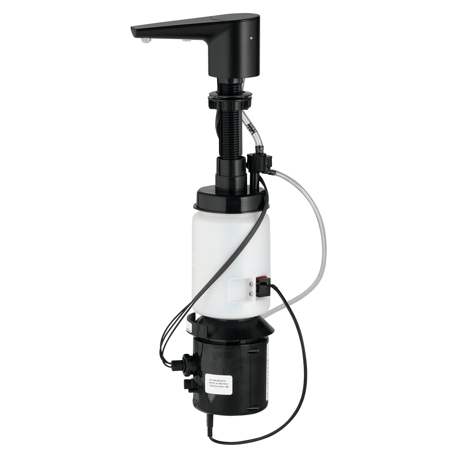 Bobrick B-862 NEW: Designer Series Automatic Top Fill Foam Soap Dispenser, Matte Black — alternate view 5