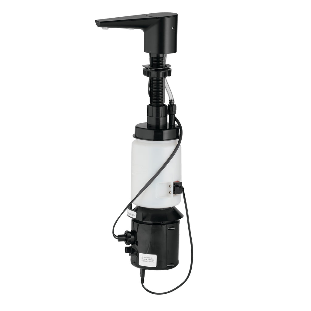 Bobrick B-872 NEW: Designer Series Automatic Top Fill Liquid Soap Dispenser, Matte Black — alternate view 5