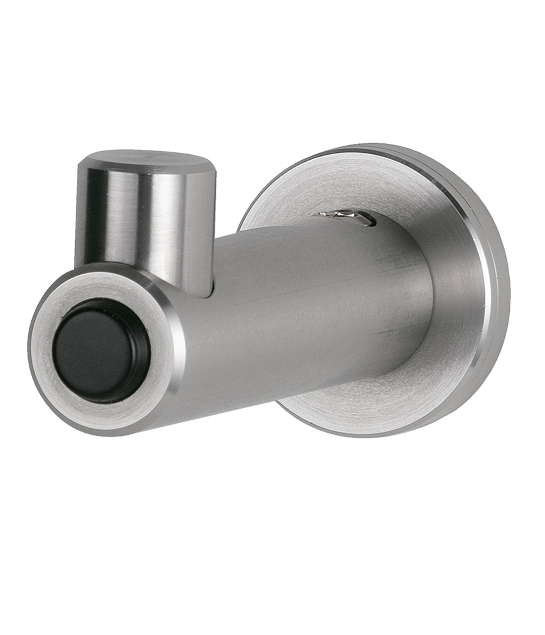 Bobrick B-9541 FINO Surface-Mounted Coat Hook with Bumper — alternate view 2