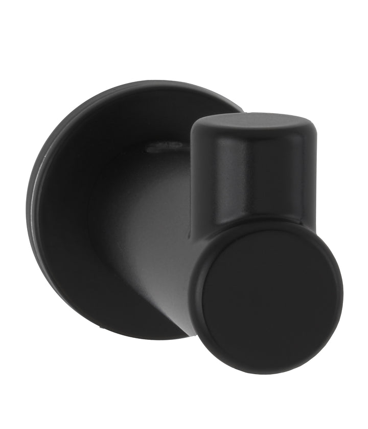 Bobrick B-9542.MBLK FINO Surface-Mounted Coat Hook, Matte Black — product view