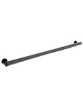 Bobrick B-9806.MBLK Straight Grab Bar, 1-1/2" Diameter, Fino Collection, Matte Black - 30" Length — product view
