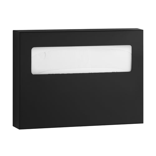 Bobrick B-221.MBLK Toilet Seat Cover Dispenser, Matte Black — product view