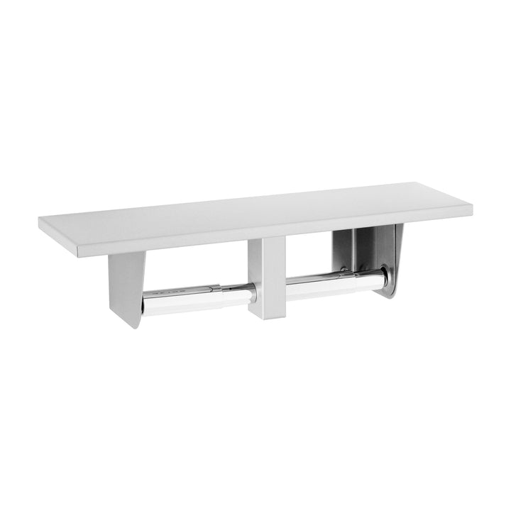 Bobrick B-2840 Shelf with Double-Roll Toilet Tissue Dispenser — product view