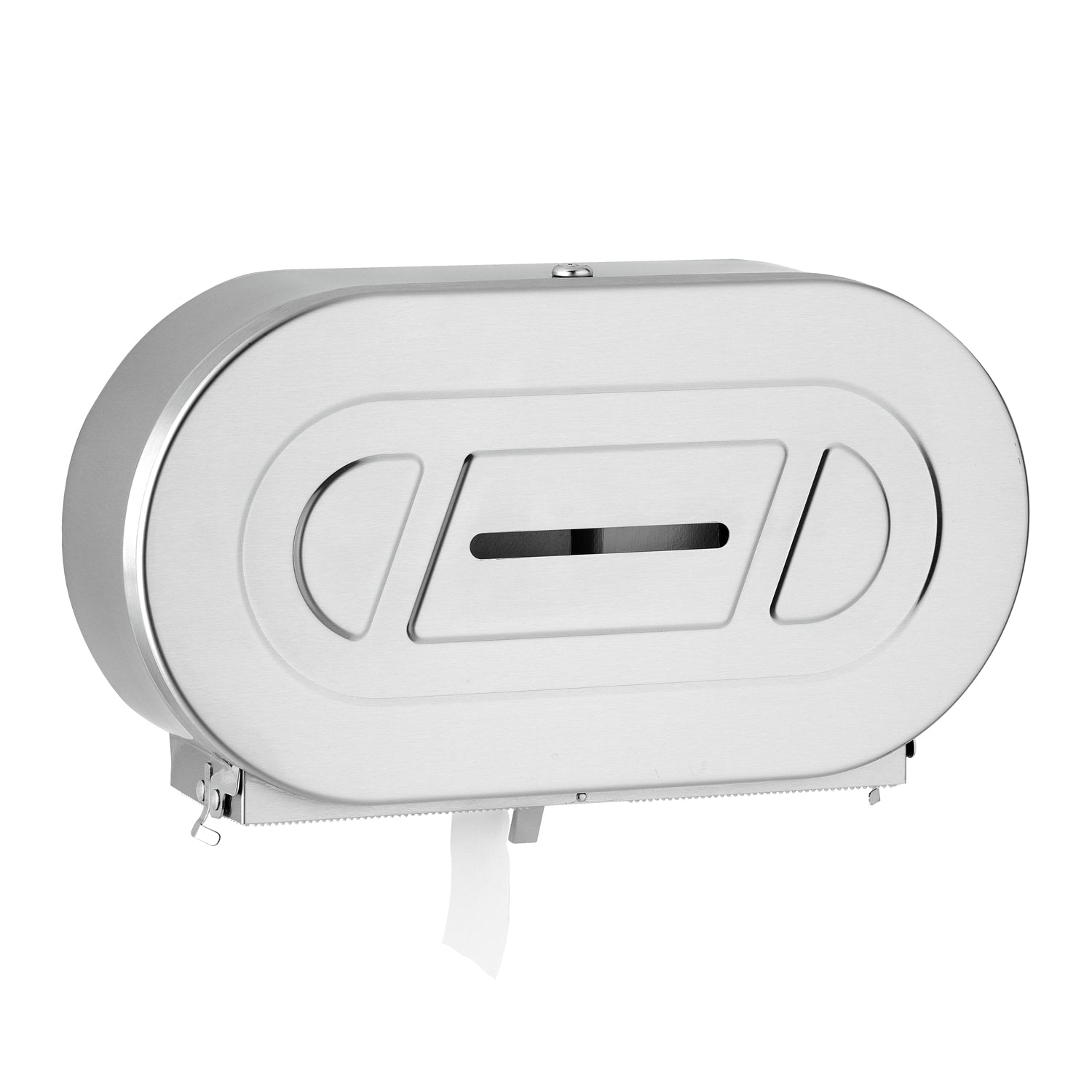 Bobrick B-2892 Twin 10" Roll Toilet Tissue Disp., for 2-1/4" diameter core rolls — product view