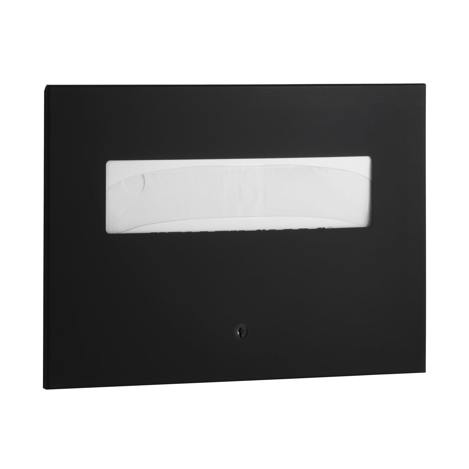 Bobrick B-3013.MBLK Toilet Seat Cover Dispenser, Matte Black — product view