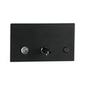 Bobrick B-306.MBLK Recessed Soap Dispenser, 45-fl. Oz, Matte Black — product view