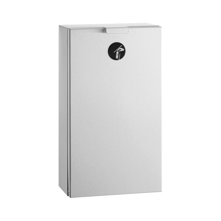 Bobrick B-35139 Surface-Mtd. Sanitary Napkin Disposal, 0.6-Gal. – TrimLineSeries — product view