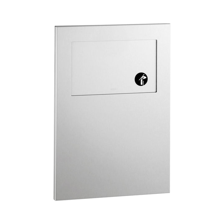 Bobrick B-35303 Recessed Sanitary Napkin Disposal, 1.2-Gal. — product view