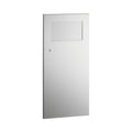 Bobrick B-35633 Recessed Waste Receptacle w/Disposal Door, 3-Gal. — product view