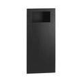 Bobrick B-35643.MBLK Recessed Waste Receptacle, 12-Gal., Matte Black — product view