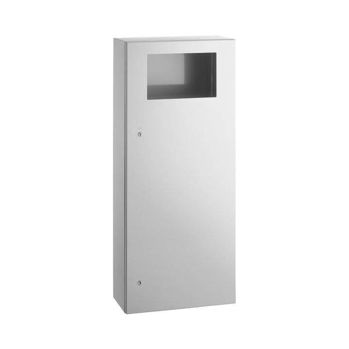 Bobrick B-35649 Surface-Mtd. Waste Receptacle, 12-Gal. — product view