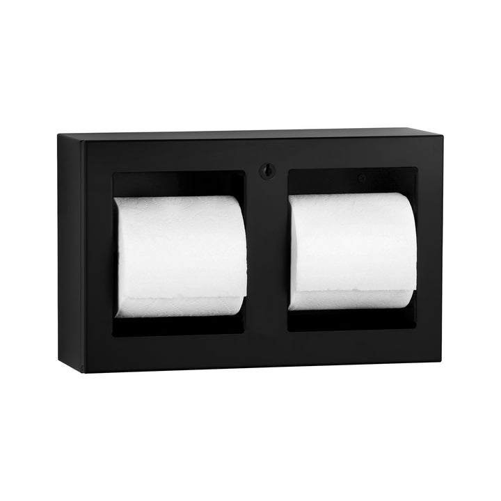 Bobrick B-3588.MBLK Surface-Mtd. Multi-Roll Toilet Tissue Dispenser – TrimLineSeries, Matte Black — product view