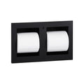 Bobrick B-35883.MBLK Recessed Multi-Roll Toilet Tissue Dispenser – TrimLineSeries, Matte Black — product view