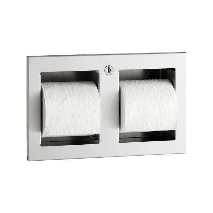 Bobrick B-35883 Recessed Multi-Roll Toilet Tissue Dispenser – TrimLineSeries — product view