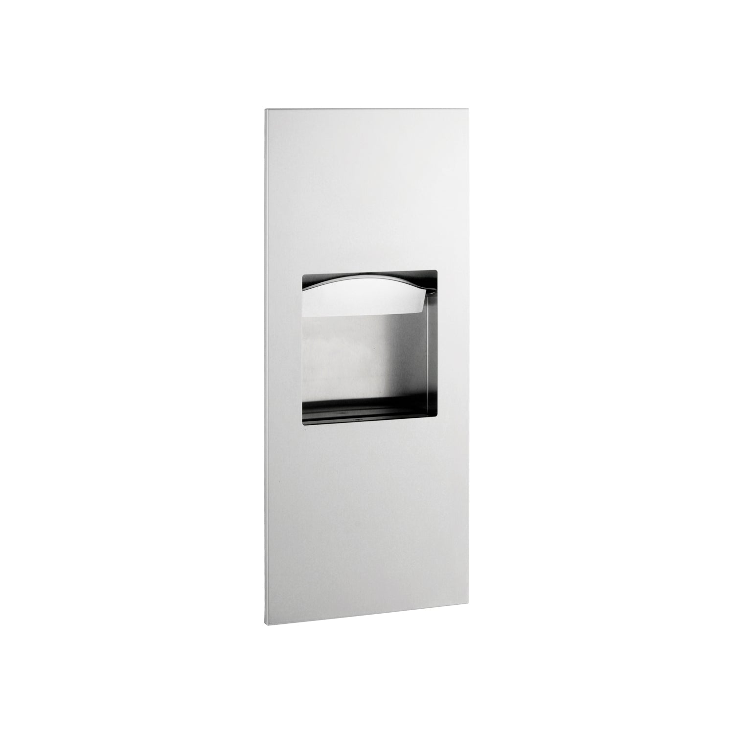 Bobrick B-36903 Paper Towel Dispenser and Waste Receptacle — product view