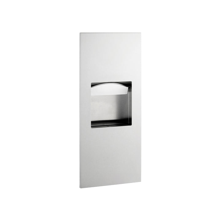 Bobrick B-36903 Paper Towel Dispenser and Waste Receptacle — product view
