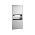 Bobrick B-369 Recessed Paper Towel Dispenser/Waste Receptacle — product view
