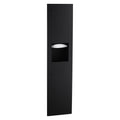 Bobrick B-38034.MBLK Towel And Waste-4" (102Mm) Matte Black — product view