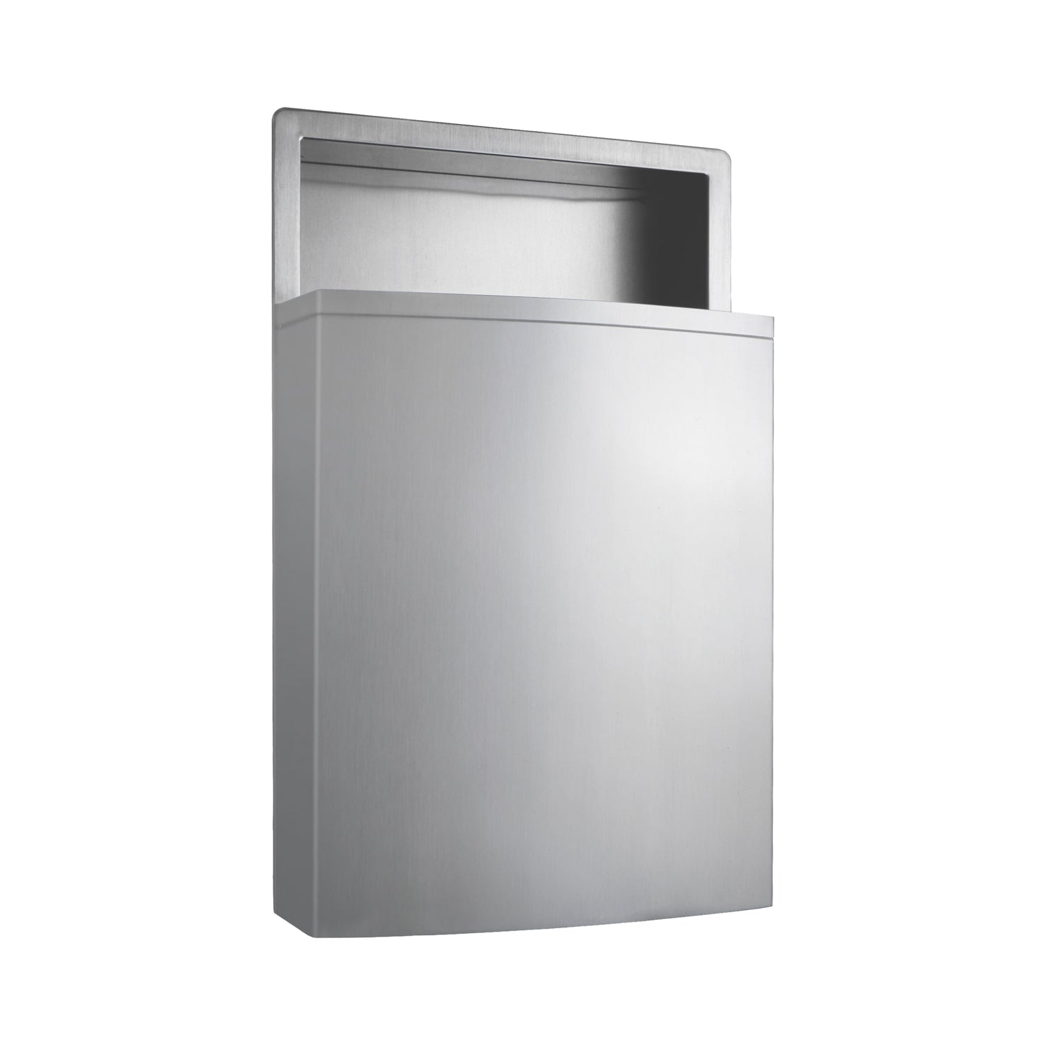 Bobrick B-43644 Waste Receptacle, 11.2-Gal. – ConturaSeries — product view