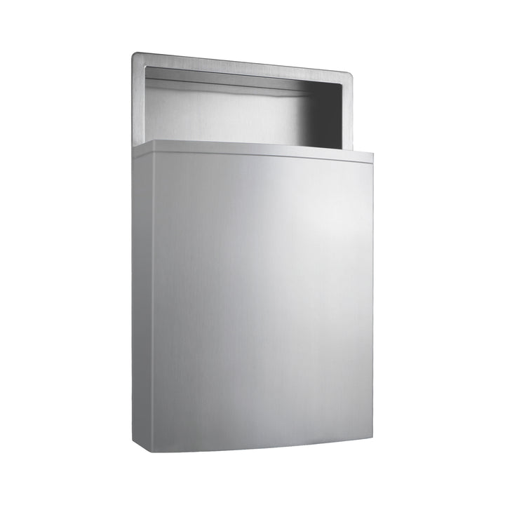 Bobrick B-43644 Waste Receptacle, 11.2-Gal. – ConturaSeries — product view