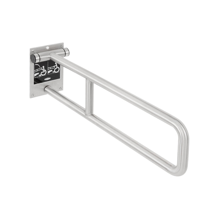 Bobrick B-4998.99 Swing-Up Grab Bar – Wall Mounted, Peened Grip — product view