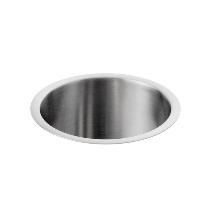 Bobrick B-532 Circular Countertop-Mounted Waste Chute, Stainless Steel — product view