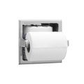 Bobrick B-6637 Toilet Tissue Dispenser with Storage for Extra Roll, Bright-Polished Stainless Steel Finish — product view
